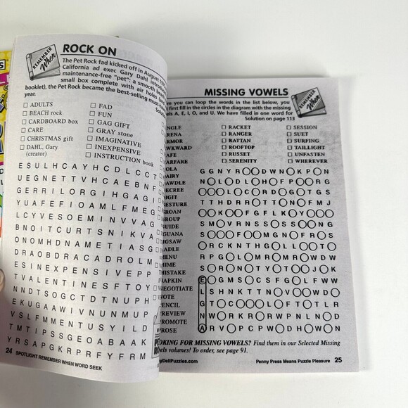 Penny Press Word Seek Lot of 4 - Picture 6 of 10